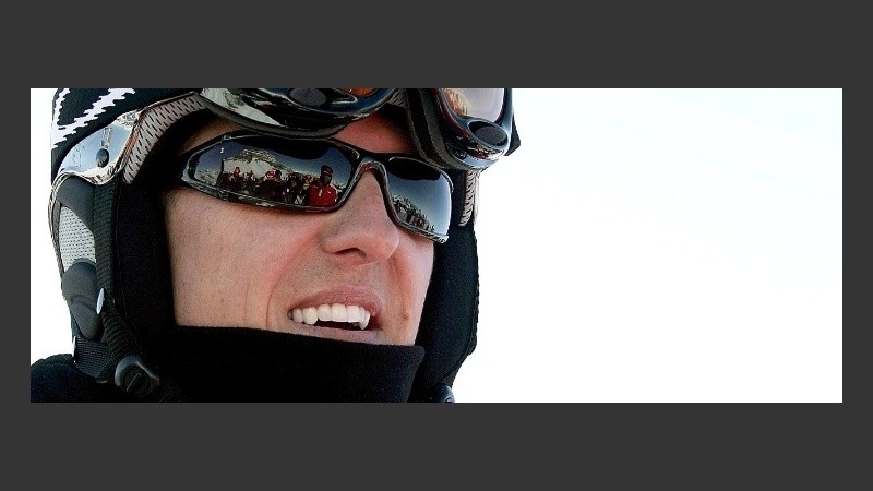 El ex piloto esquiaba en Los Alpes.