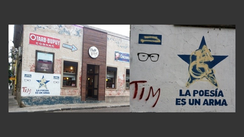 El pasaje Poeta Fabricio Simeoni, ex Zabala. 