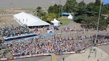 Una vista desde la altura del punto de partida.
