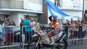 Los pilotos se brindaron al máximo con el público.