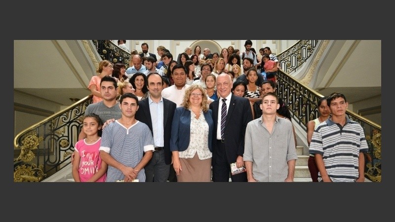 El acto se realizó en el Salón Blanco de la Casa de Gobierno.