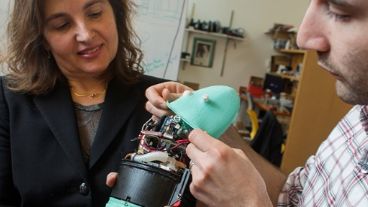 El pez robot que se mueve como uno real.