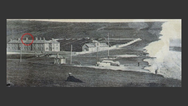 Foto de 1905 del acantilado.