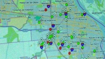 Algunos de puntos allanados este miércoles.