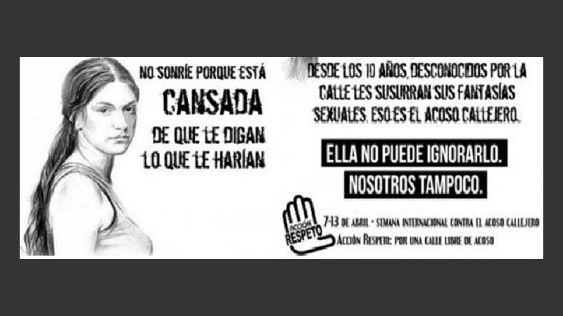 Otro de los afiches de la provocativa campaña.