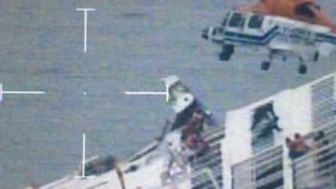 Las impactantes imágenes de los primeros rescates.