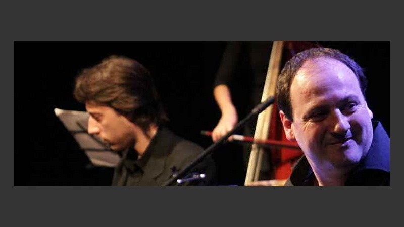 La Orquesta de Carlos Quilici, uno de los animadores de la jornada.