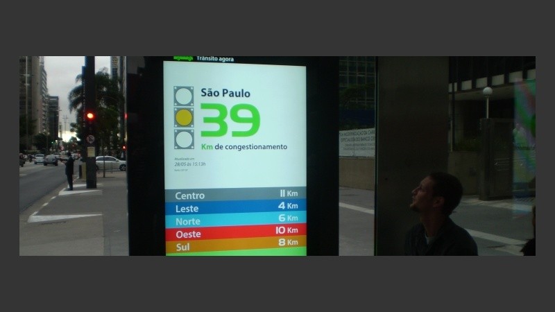 Congestionamientos avisados con la última tecnología.