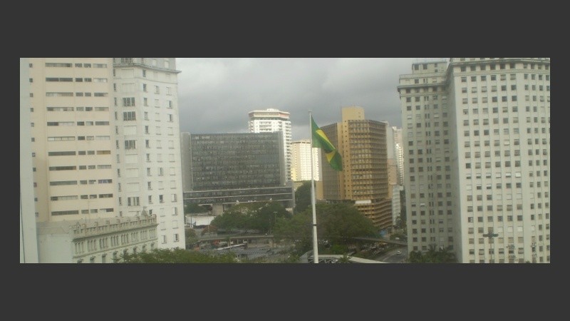 Una vista desde la Prefeitura de San Pablo.