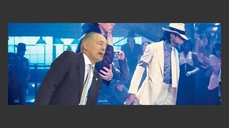 Sabella con el rey del pop: hizo un 