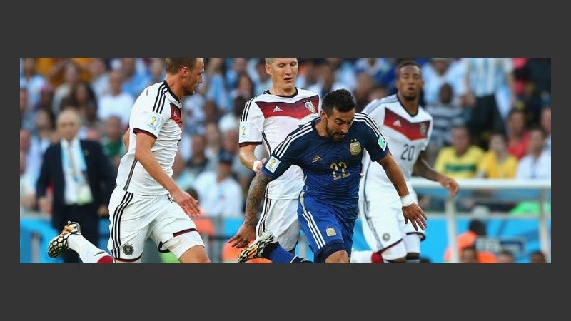 Lavezzi tuvo un muy buen primer tiempo.