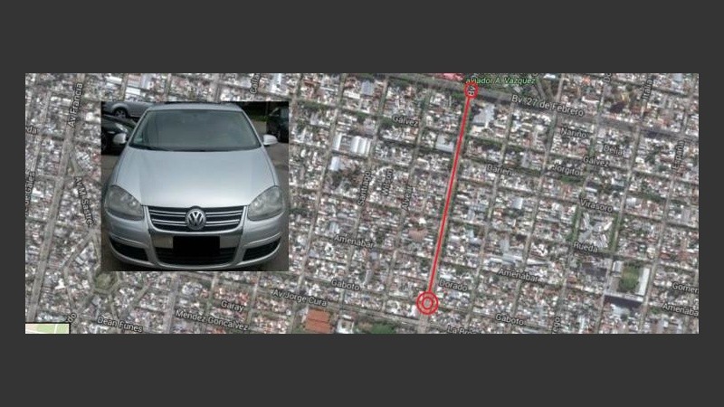 Al conductor del Vento lo siguieron por Oroño desde 27 de Febrero hasta Gaboto.