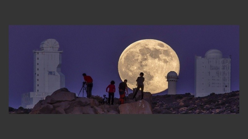 Foto tomada en observatorio del Instituto de Astrofísica de Canarias (IAC) en el Teide, en Tenerife.