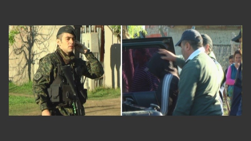 Entre los 8 detenidos, uno de ellos intentó resistirse al arresto. 