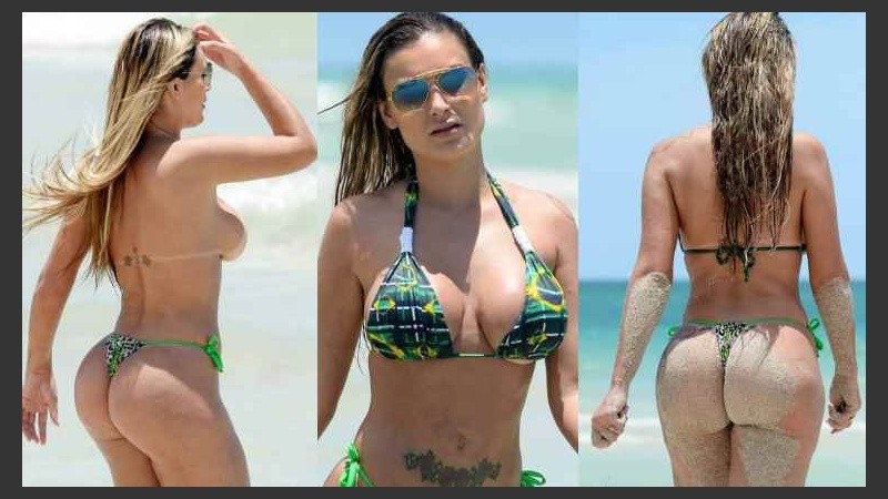 La Miss Bum Bum, conectada a respirador artificial.