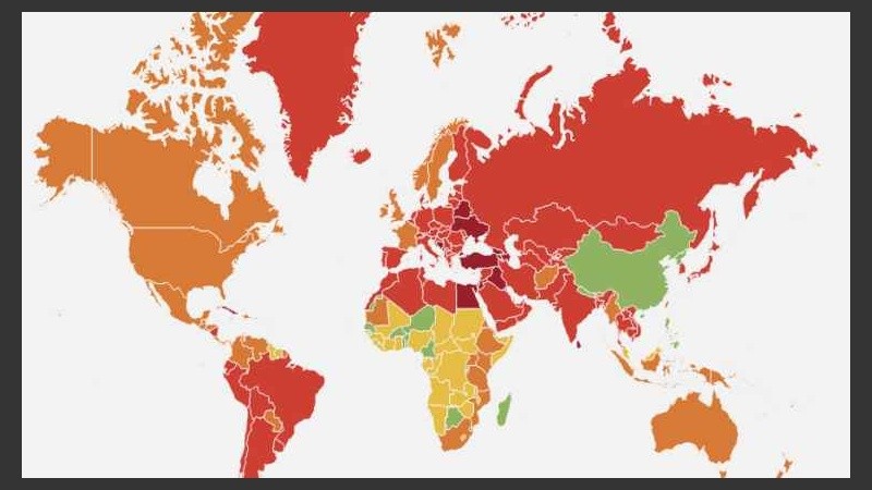 Los más rápidos son los iraquíes, con una visita de cinco minutos y 30 segundos.