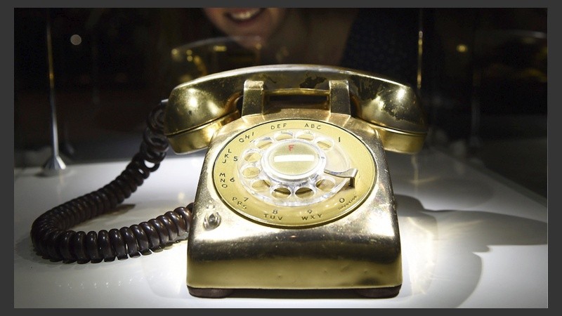 Este es el llamativo teléfono de Elvis Presley.