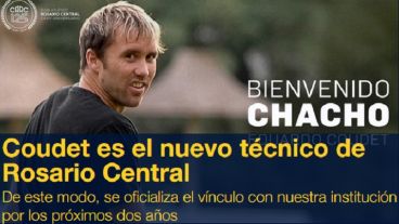La bienvenida al Chacho en la web oficial.