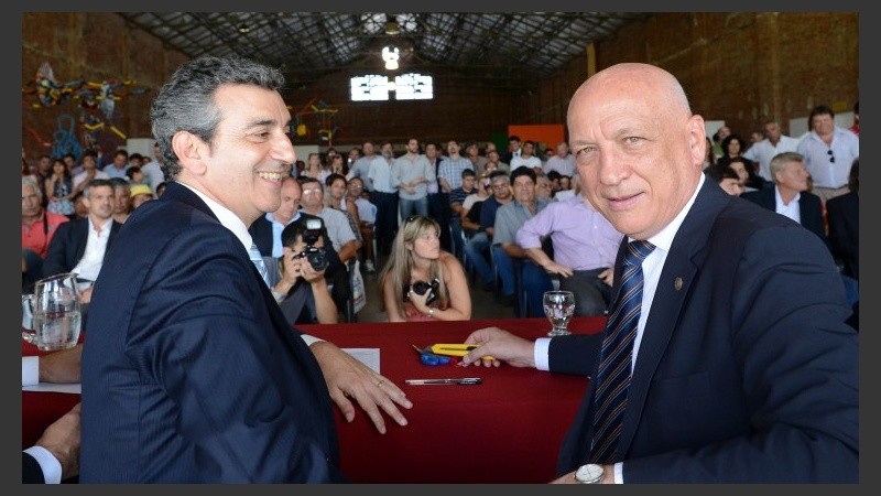 El ministro estuvo en Santa Fe con el gobernador Bonfatti.