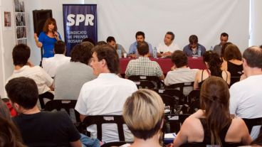 El pre encuentro se realizó en el Centro de Formación Profesional Pichincha del Sindicato .