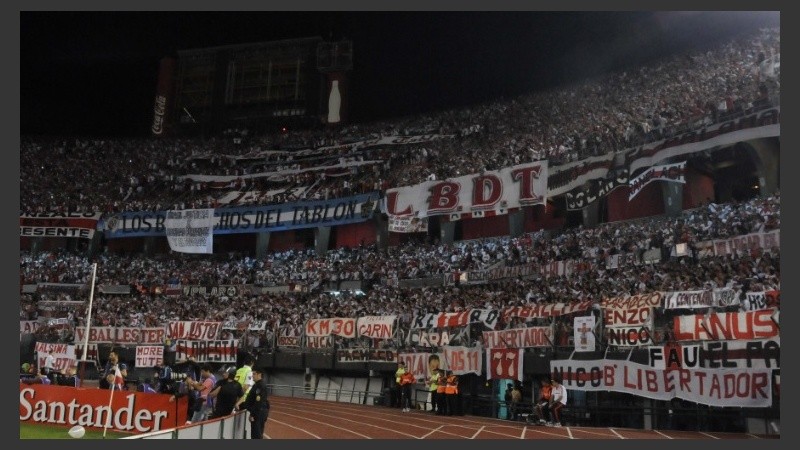 El Monumental, casi siempre lleno en un año dulce del equipo.