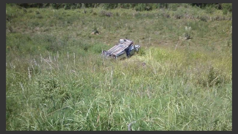 El accidente ocurrió en el kilómetro 2 de la autopista.