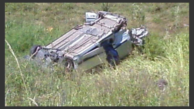 El accidente ocurrió en el kilómetro 2 de la autopista.