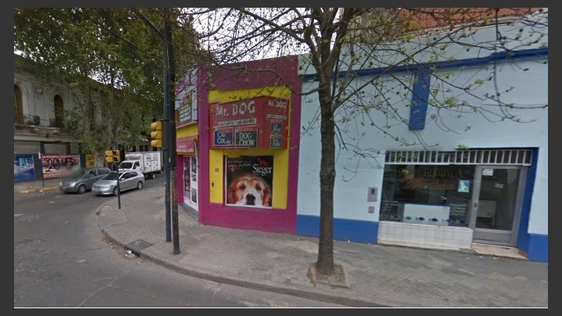 La pescadería, otro de los locales a los que ingresaron los ladrones.