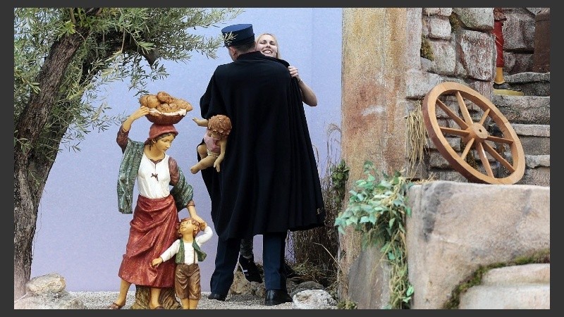 La joven terminó en manos de la Gendarmería vaticana.