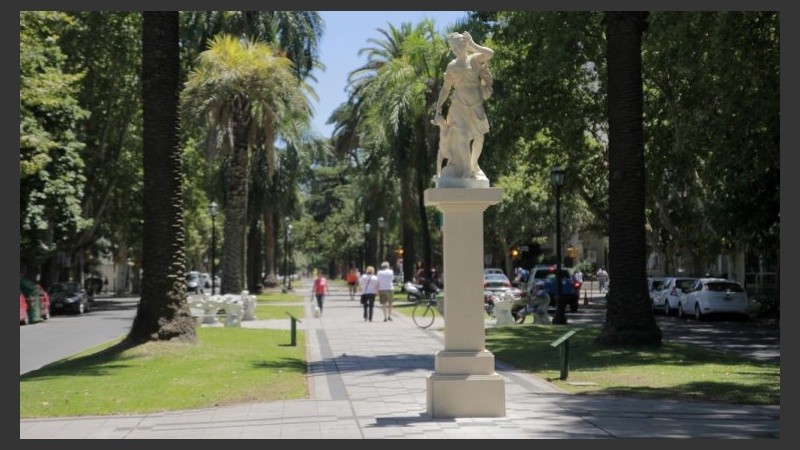 Así se ve ahora el bulevar Oroño.