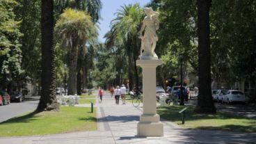 Así se ve ahora el bulevar Oroño.