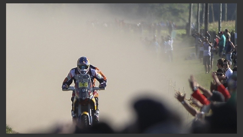  El español Marc Coma en plena competencia.