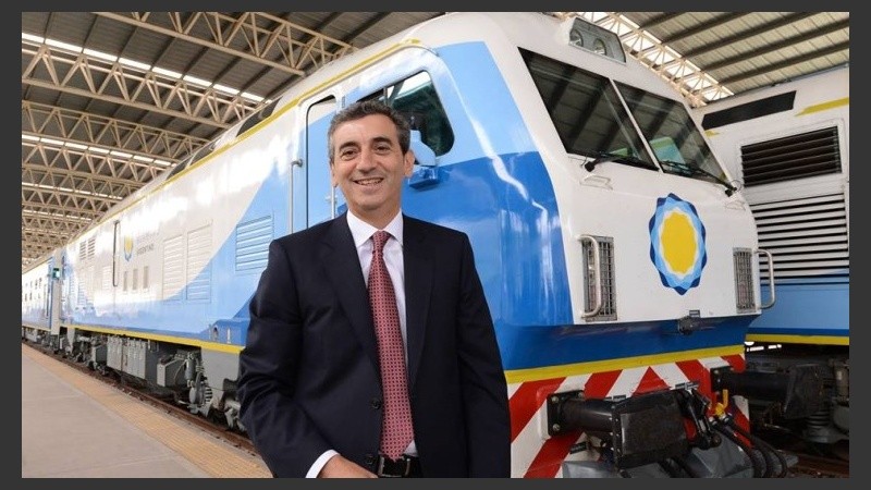 El ministro Randazzo anunció la partida del próximo tren.