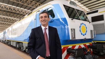 El ministro Randazzo anunció la partida del próximo tren.