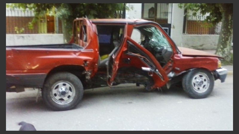 El choque frontal se produjo este jueves a la tarde sobre la A-012. 