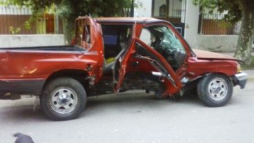 El choque frontal se produjo este jueves a la tarde sobre la A-012.