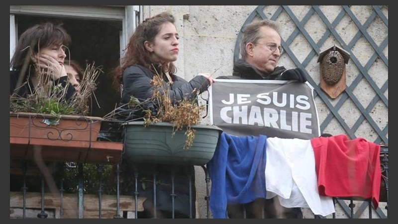 Los franceses están movilizados por el ataque a Charlie Hebdo.