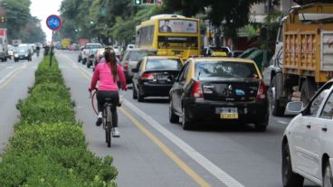 García vinculó la extensión de las bicisendas a la disminución de accidentes viales que involucran ciclistas.