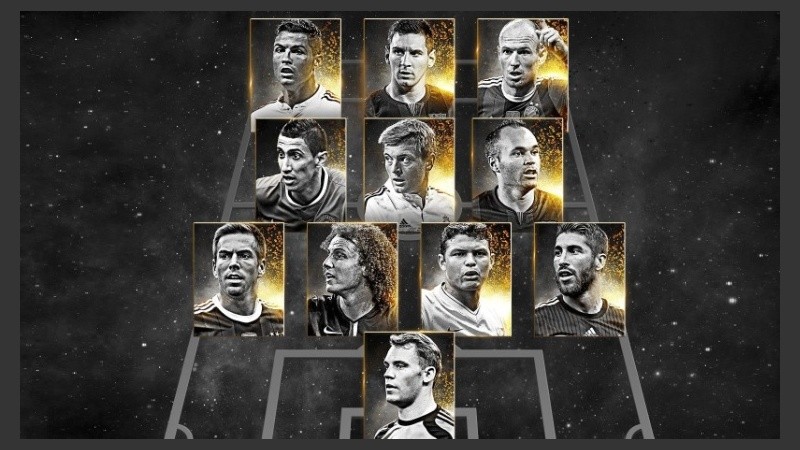 Los once mejores del año pasado.