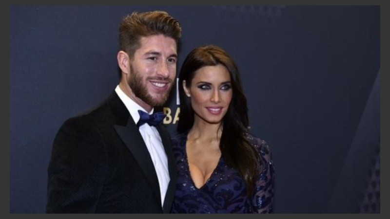 Sergio Ramos y Pilar Rubio Balón de Oro 2014