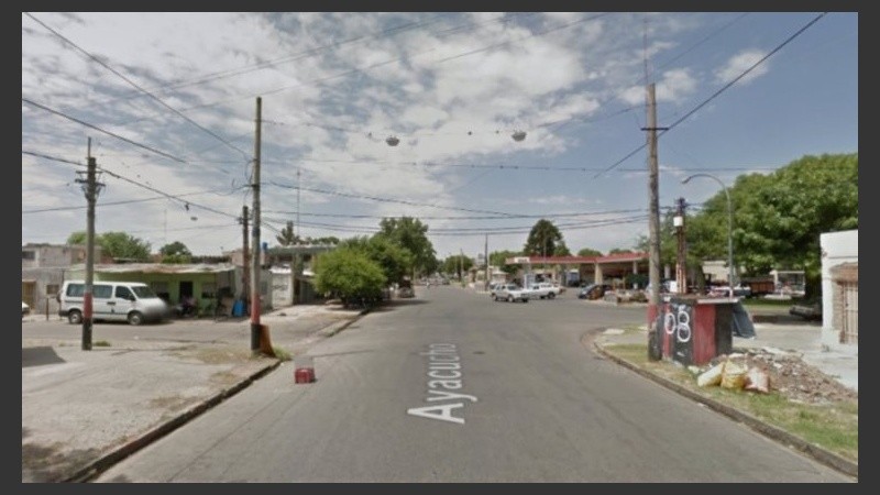 El escenario del crimen de Jonathan.