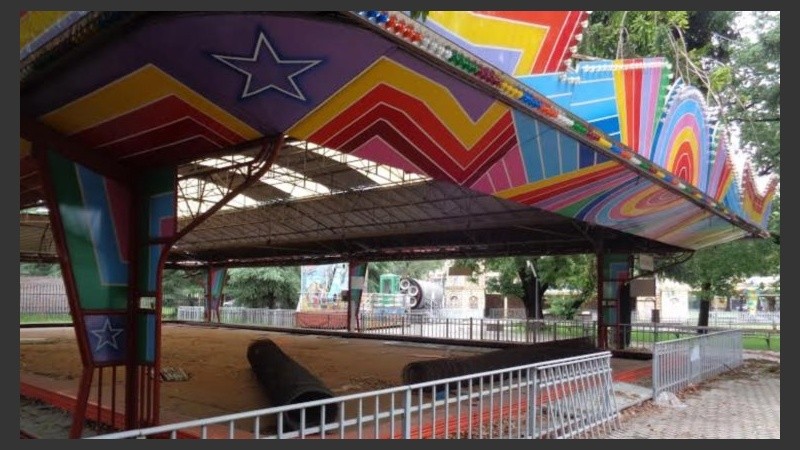 Los juegos empiezan a ser removidos. 