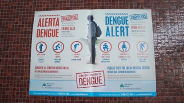 Información para los viajeros sobre el cuidado del Dengue.