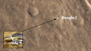 Sonda Beagle 2 hallada después de 11 años