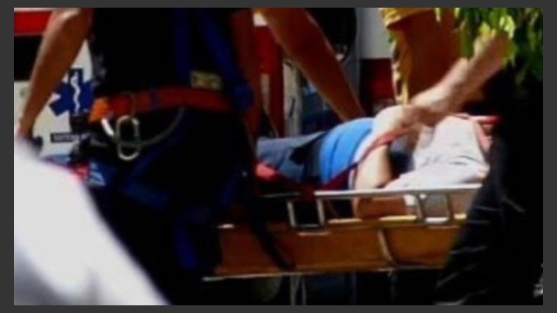 Empleada accidentada en Gobernación