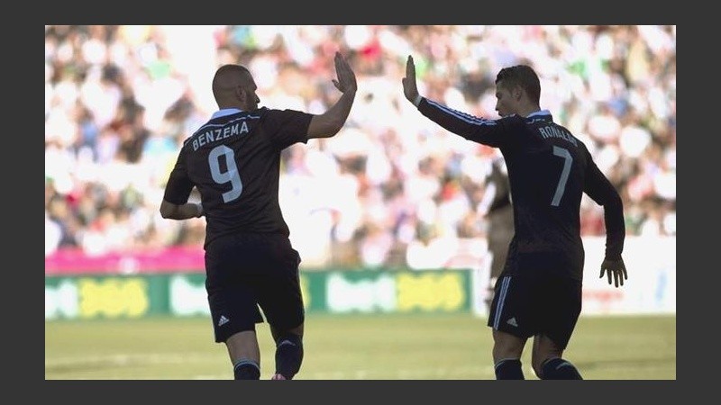 Benzema fue el autor del empate parcial ante Córdoba.