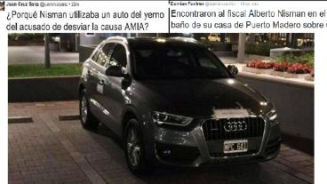 El auto de Nisman y la primicia; dos temas con Twitter como escenario.