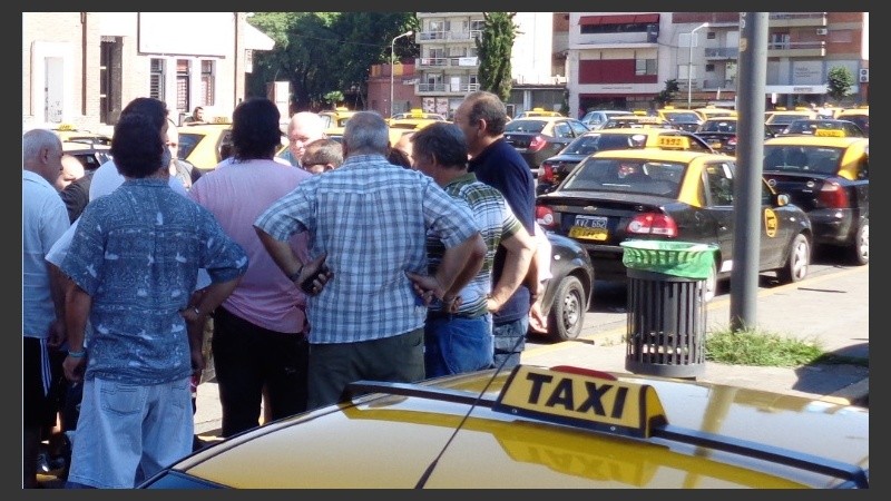 Los choferes mantenían manifestaciones en la Terminal.
