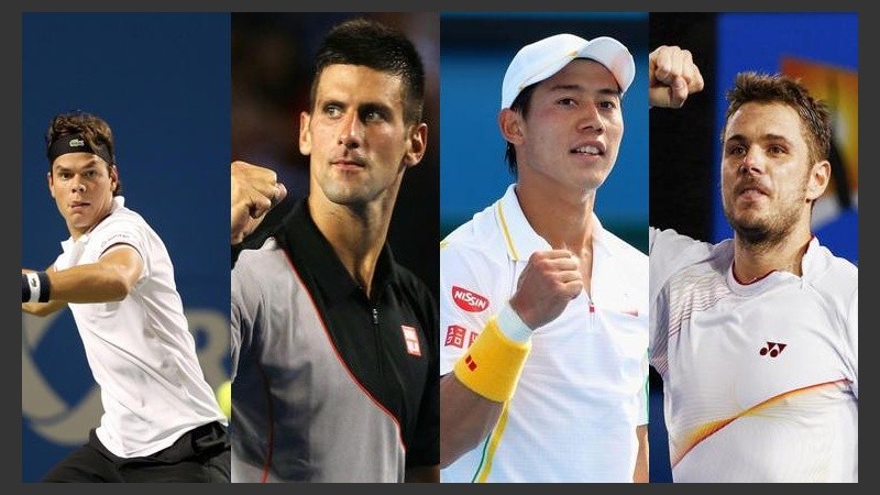 Raonic, Djokovic, Nishikori y  Wawrinka se enfrentarán en cuartos.