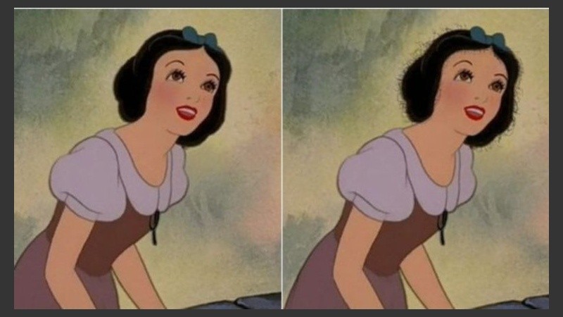Blancanieves con frizz.